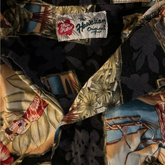 Original Hawaiian Men's Short Sleeve Button  Up Large - Picture 2 of 3